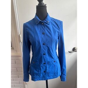 Anatomie Jane Saira Lightweight Utility Button Front Jacket small golf luxury